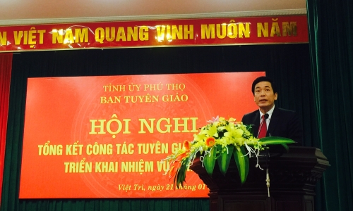 Phú Thọ: Tích cực tham mưu, thực hiện tốt công tác tuyên giáo năm 2015